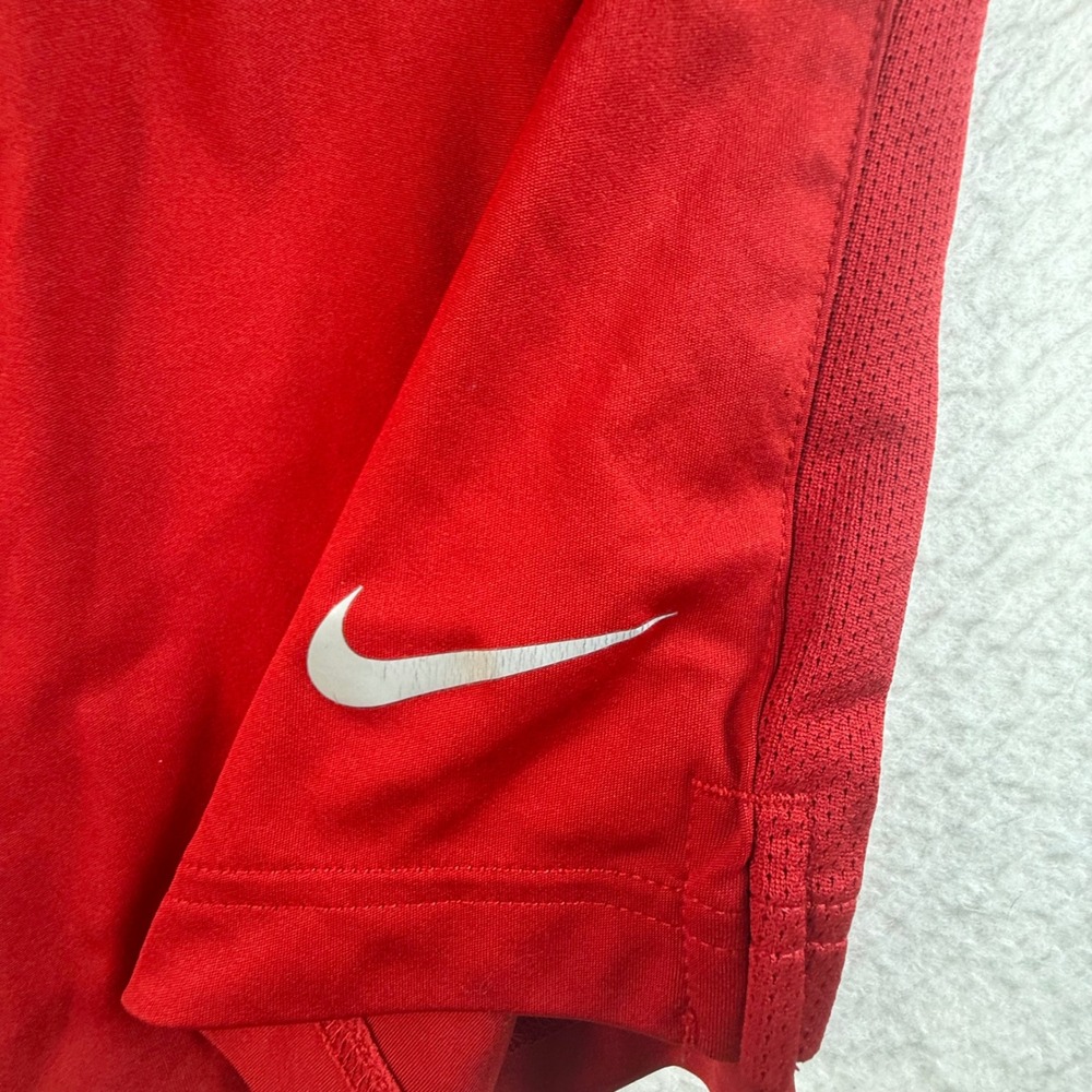 Nike Dri-FIT Shorts Mens Large Athletic Basketball Red Performance Shorts - Picture 3 of 9